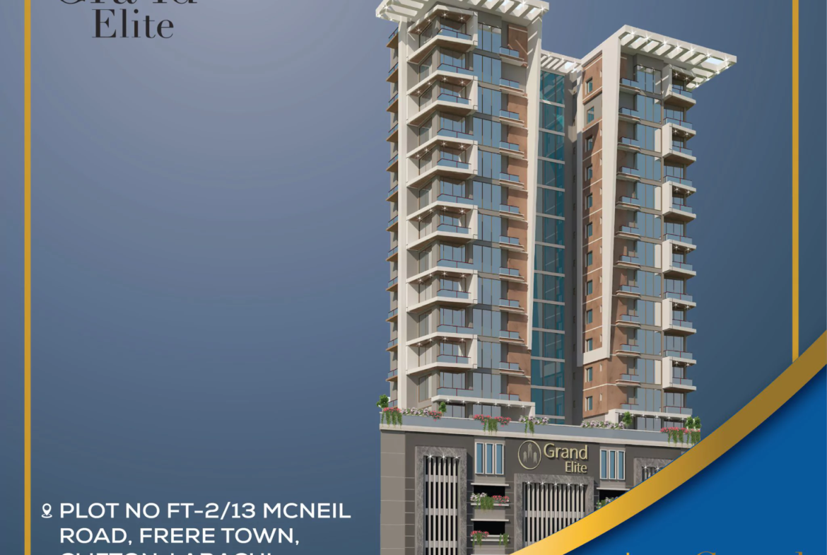 Grand Elite Luxurious 3-4 Bed Flats For Sale In Frere Town Karachi