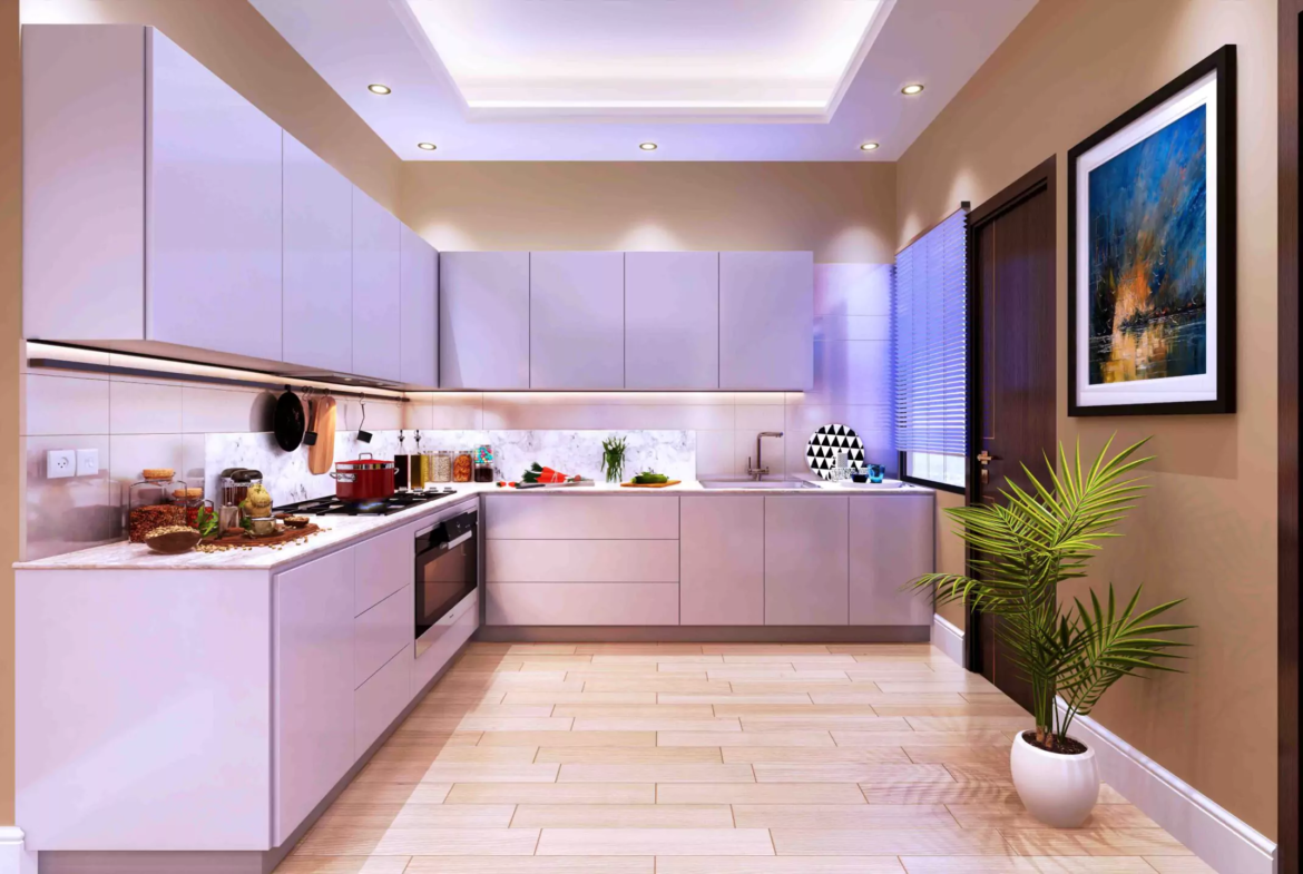 Kitchen Style In Victoria Residency Luxury Apartments For Sale in Callachi Cooperative Housing Society Karachi