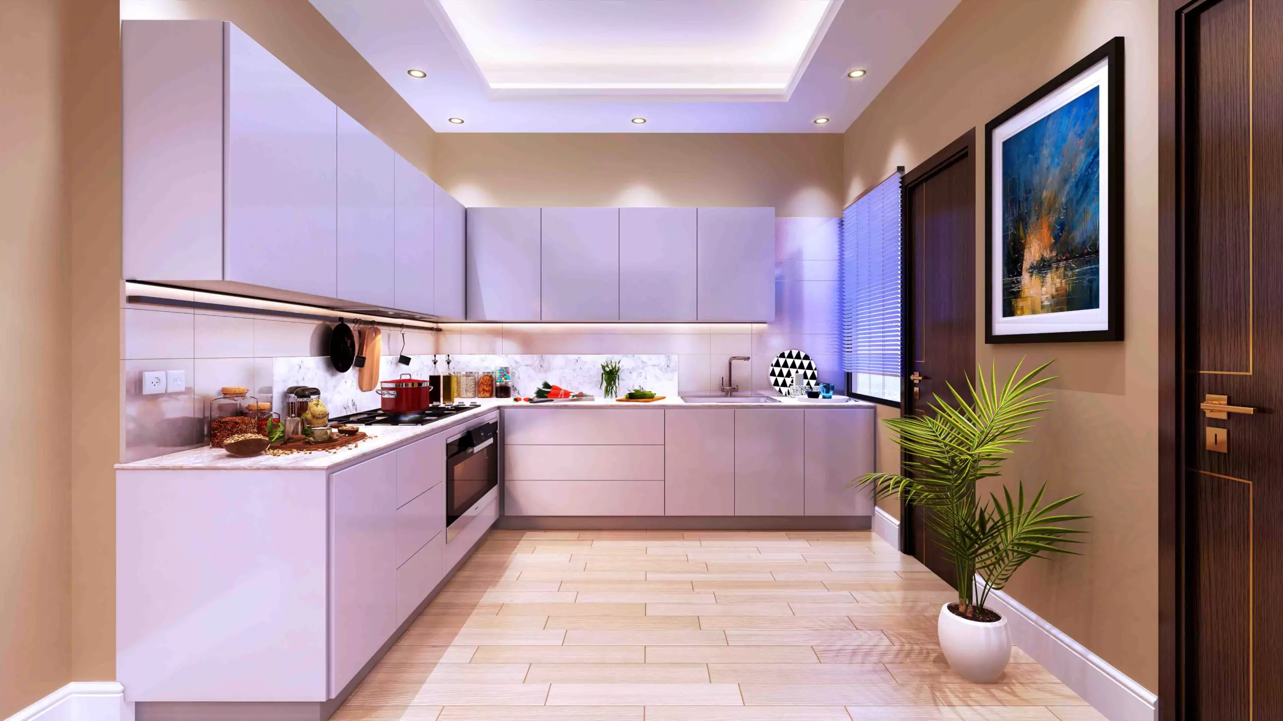 Kitchen Style In Victoria Residency Luxury Apartments For Sale in Callachi Cooperative Housing Society Karachi