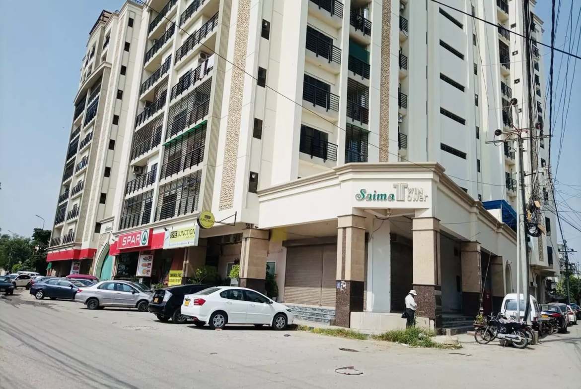 Luxurious 3-Bedroom Apartment for Rent in Saima Twin Towers, KDA Scheme 1 Karachi