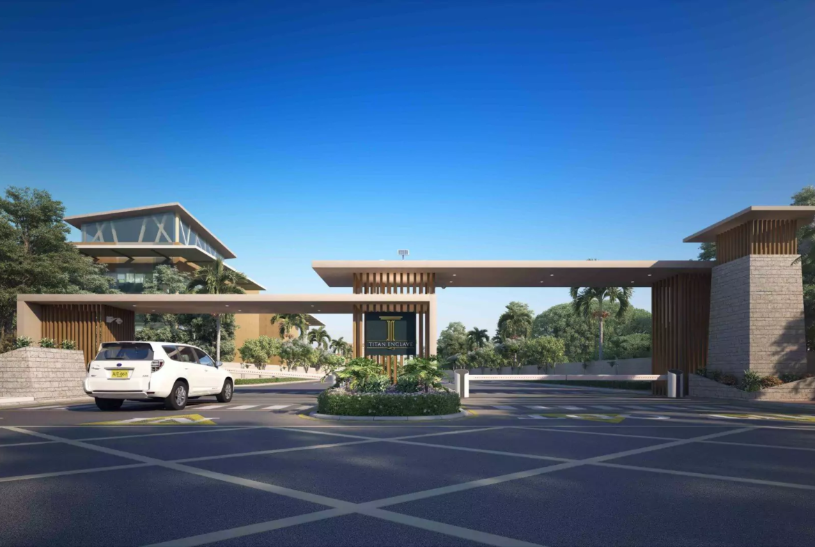 Main Gate In Titan Enclave Prime Location Plots for Sale in Karachi