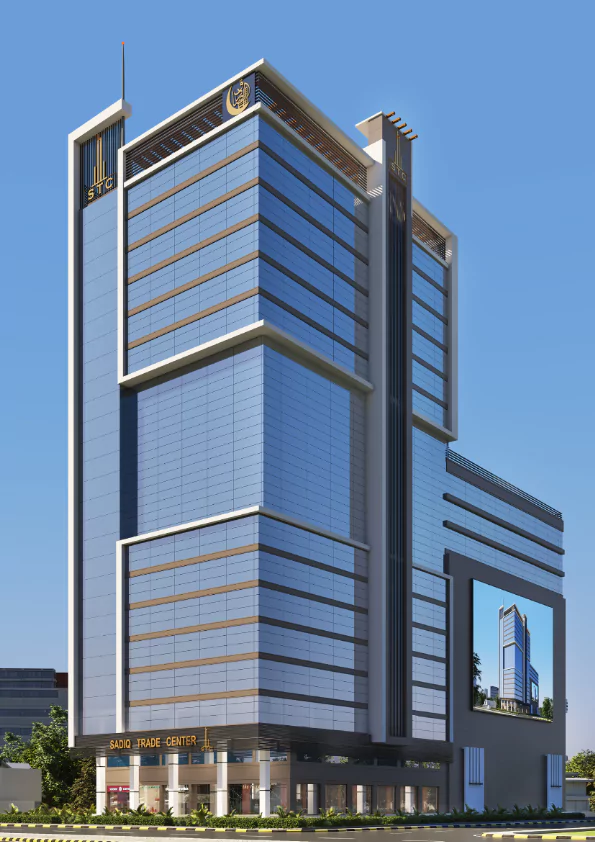 Sadiq Trade Center Premium Office Spaces For Sale in Sindhi Muslim CHS (SMCHS) Karachi