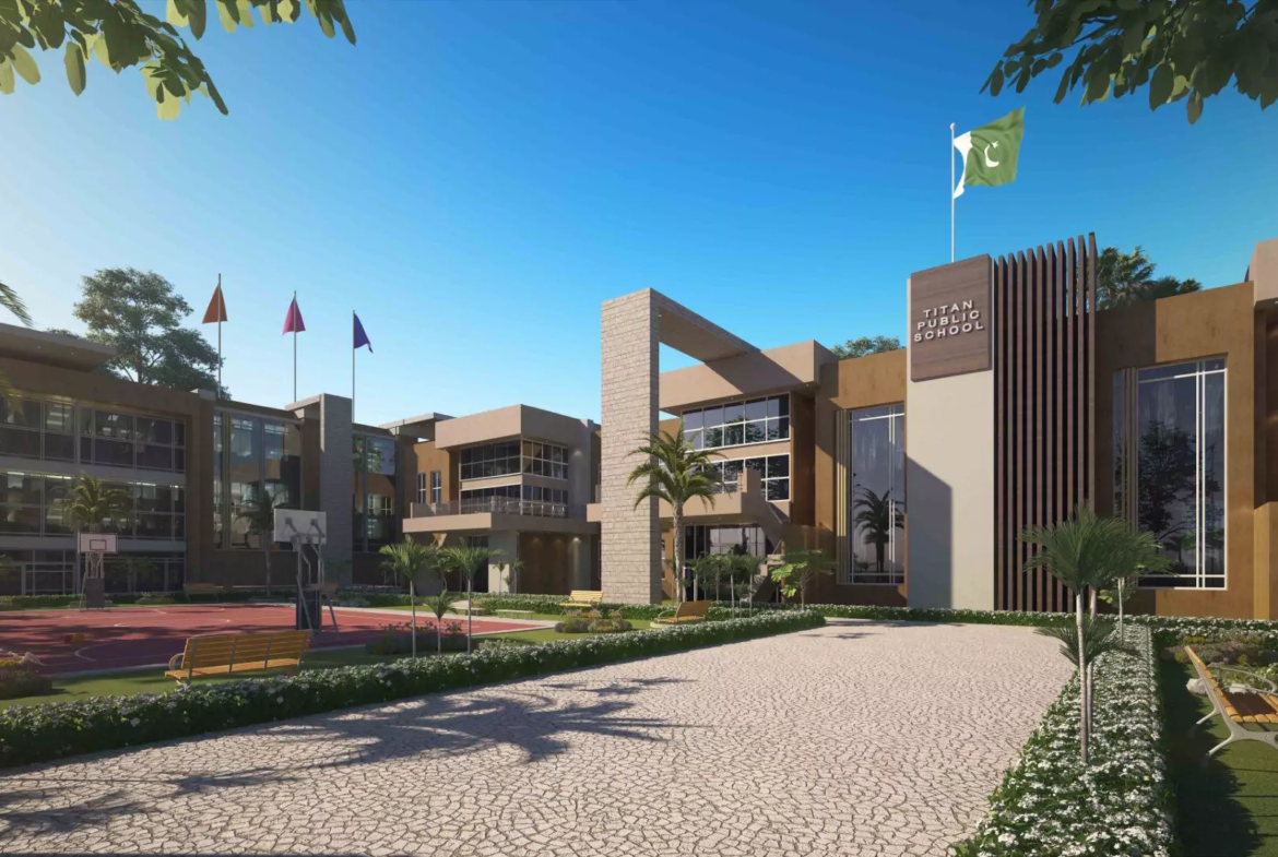 School in Titan Enclave Prime Location Plots for Sale in Karachi