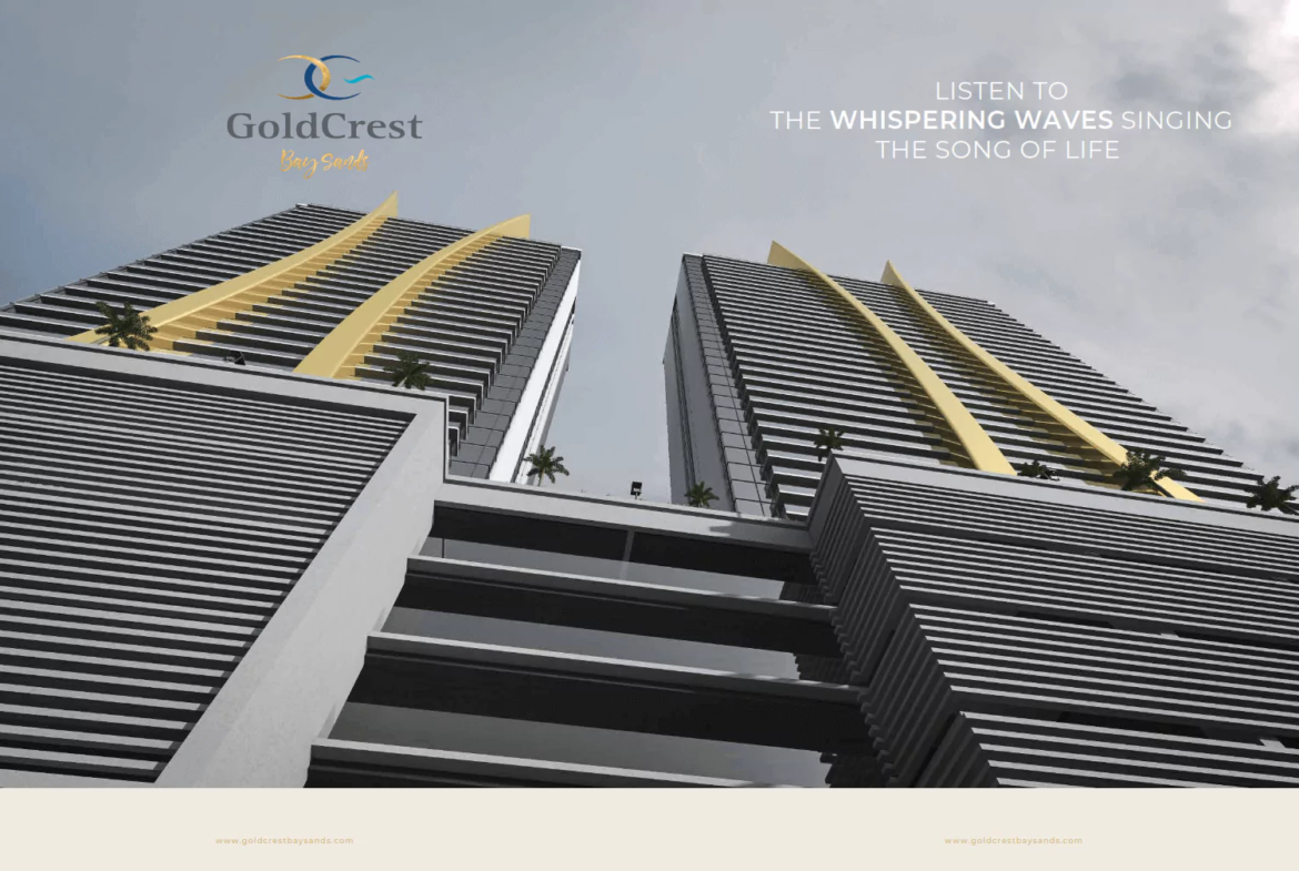 View Of Goldcrest Bay sand at HMR Waterfront Apartments For Sale In DHA Phase 8 Karachi