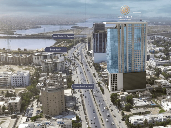 Country Infinity Tower Premium Office Spaces in Clifton, Karachi