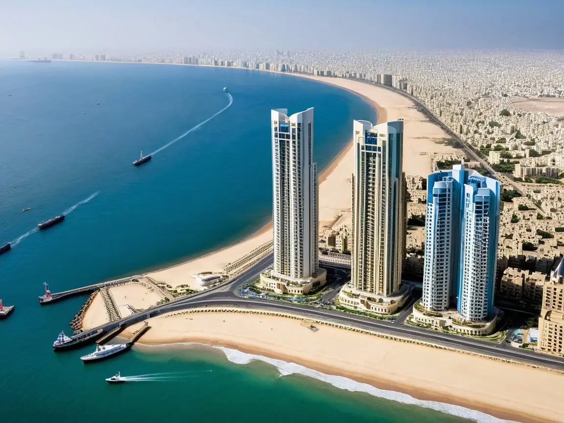 Emaar Oceanfront Vs Hmr Waterfront: Which Karachi Waterfront Project Is Right For You? 1 Infographic Comparing Emaar Oceanfront Karachi And Hmr Waterfront Karachi, Highlighting Prices, Timelines, And Amenities In Dha Phase 8