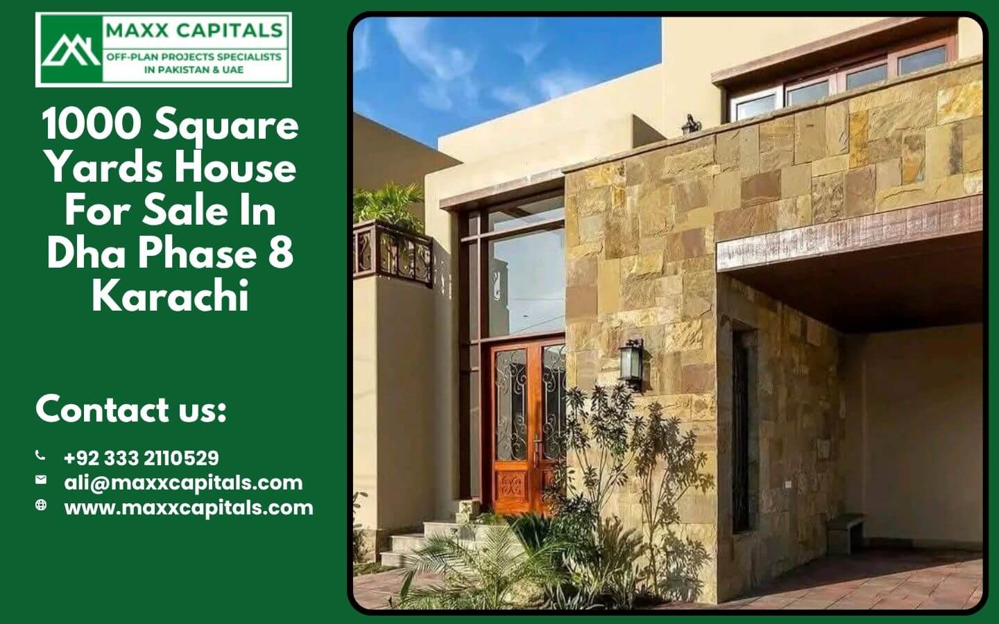 1000 Square Yards House For Sale In Dha Phase 8 Karachi 1