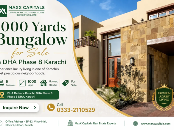 Post 35283 1000 Yards Bungalow For Sale In Dha Phase 8 Karachi