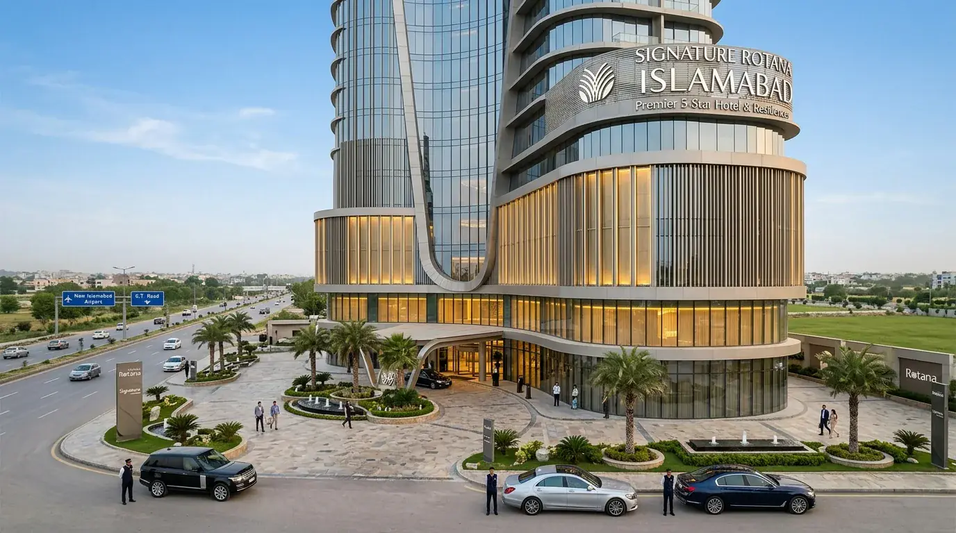 The Western Islamabad Commercial Boom: How Cda'S 16Km G.t. Road Strip Is Reshaping Property Values From Tarnol To The Airport 3 Signature Rotana Islamabad 5-Star Hotel Apartments And Branded Residences In Topcity-1 On Srinagar Highway
