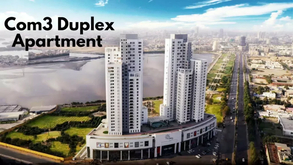 Duplex Apartment for Rent Com3 Tower, Clifton Block 6