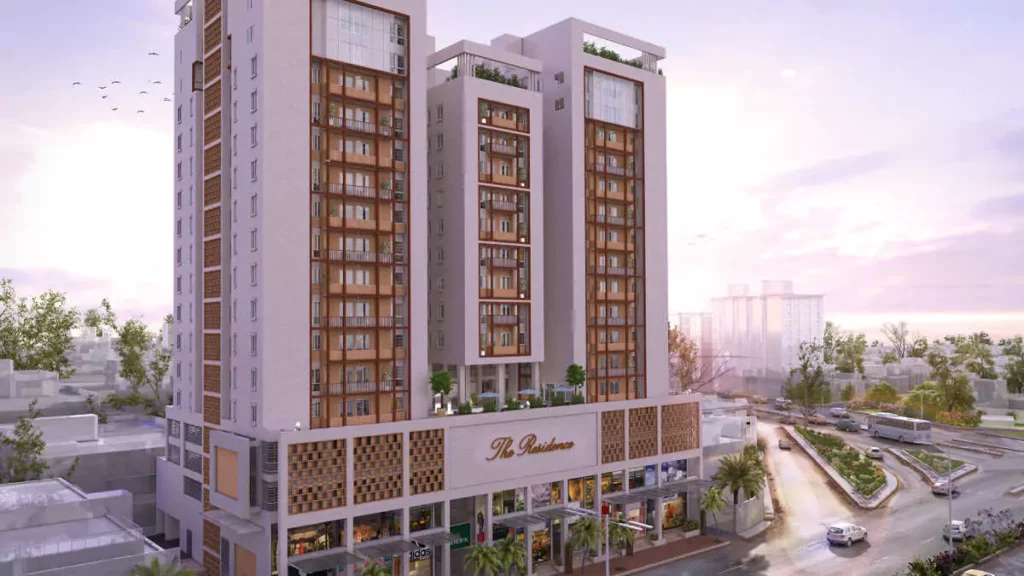 The Residence Tower, 3 Bedroom Apartment For Sale, Apartment For Sale In Khaliq uz zaman road, Apartment For Sale In Clifton Block 8, Flat For Sale In Clifton