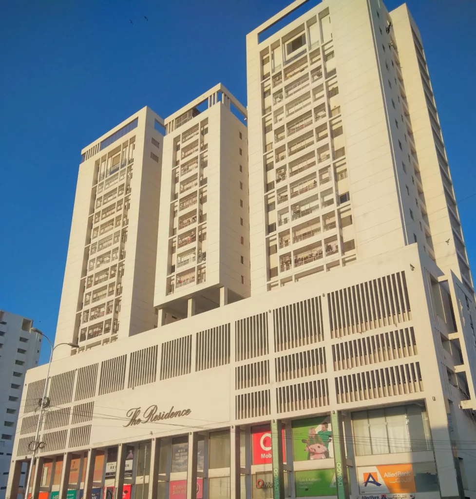 The Residence Tower, 3 Bedroom Apartment For Sale, Apartment For Sale In Khaliq uz zaman road, Apartment For Sale In Clifton Block 8, Flat For Sale In Clifton