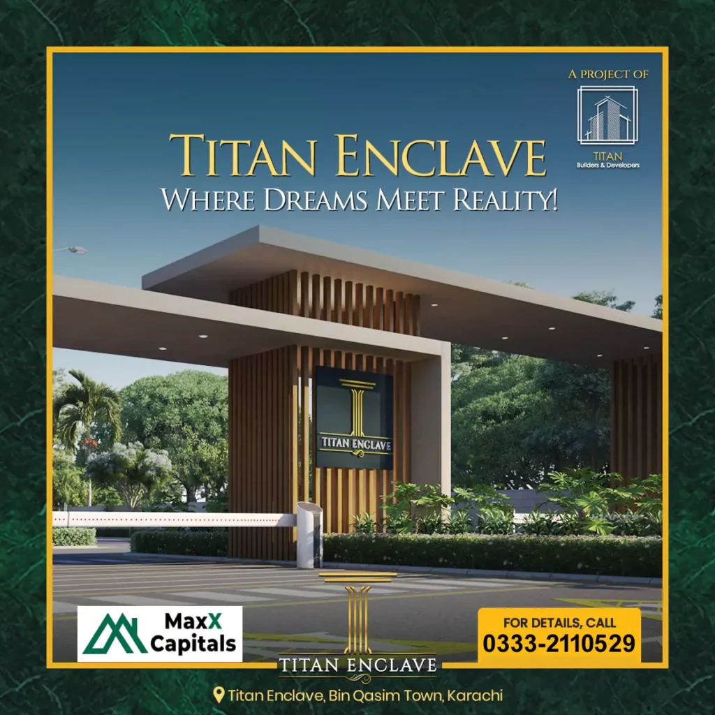 Titan Enclave at Bin Qasim Town Main National Highway