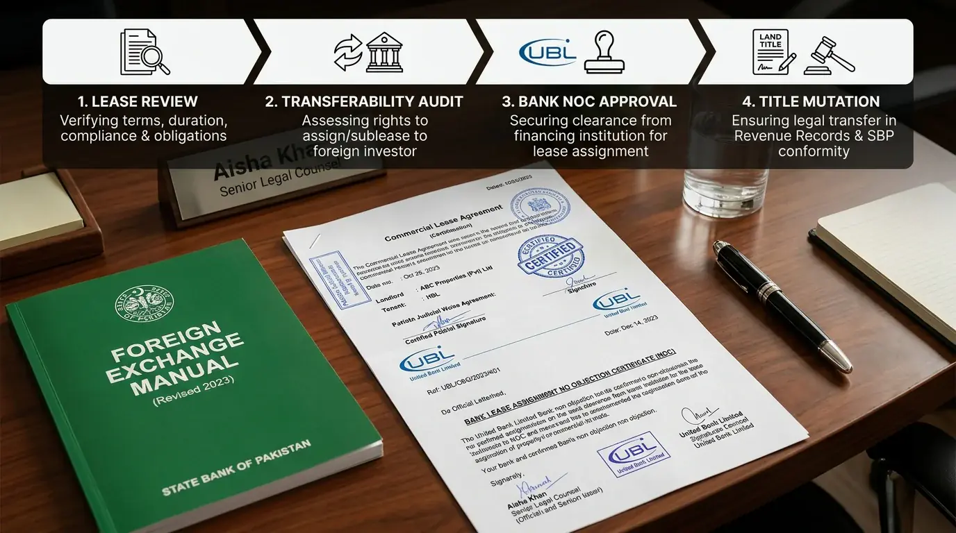 Bank Rented Property For Sale In Karachi: 2026 Commercial Yield Guide 3 Bank Lease Assignment And Transferability Verification Protocol For Commercial Properties In Pakistan | Maxx Capitals