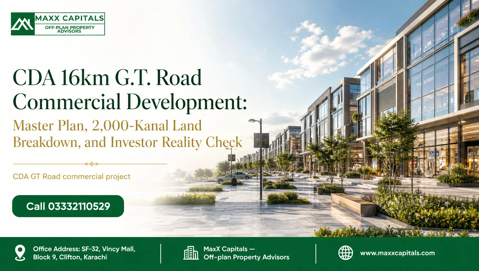 Cda Gt Road Commercial Project | Maxx Capitals