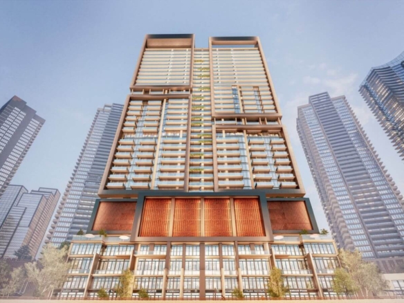 Hmr Waterfront High-Rise Tower In Dha Phase 8 Karachi With Sea-Facing Luxury Apartments, Penthouses, Glass Facades, Balconies