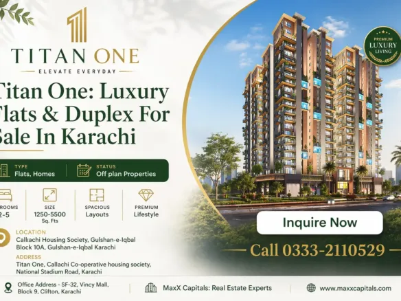 Titan One: Luxury Flats &Amp; Duplex For Sale In Karachi