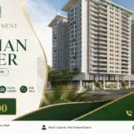 Roshan Tower Apartments For Sale: Twin High-Rise Residential Towers With Balconies And Podium Retail In Pechs, Karachi