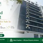 Modern Glass-Fronted Clifton Diamond Building Showcasing Its Sleek Architectural Design In Clifton Block 4, Karachi.