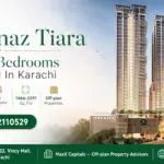 Falaknaz Tiara Luxury Residential Towers In Karachi Featuring 2, 3, And 4 Bedroom Apartments With Modern Architecture And Ame