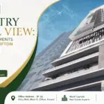 Country Naval View Tower Facade With Balconies And Skyward Low-Angle View In Clifton