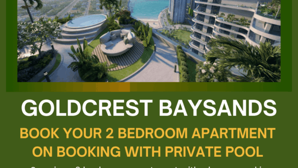 Luxury 2 Bedroom Apartment Building With Private Plunge Pool, Infinity Pool, Palm Trees, Beach And Sea Views At Goldcrest Bay