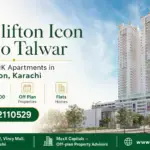 Clifton Icon Do Talwar Luxury Residential Towers In Block 9 Clifton, Karachi, With Premium 3 &Amp; 4 Bhk Apartments.