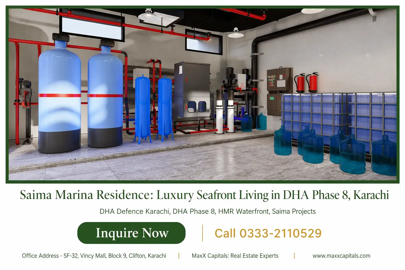 Saima Marina Residence DHA Phase 8 – Maxx Capitals (10) Saima Marina Residence: Luxury Seafront Living in DHA Phase 8, Karachi