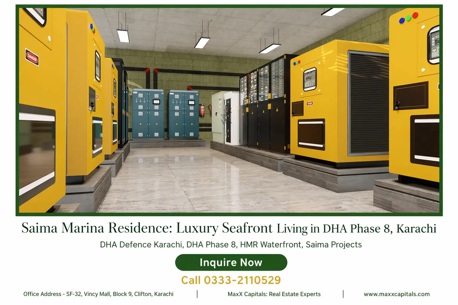 Saima Marina Residence DHA Phase 8 – Maxx Capitals (5) Saima Marina Residence: Luxury Seafront Living in DHA Phase 8, Karachi