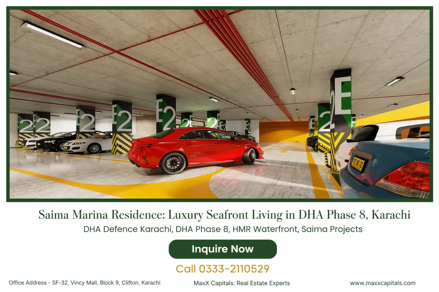 Saima Marina Residence DHA Phase 8 – Maxx Capitals (8) Saima Marina Residence: Luxury Seafront Living in DHA Phase 8, Karachi