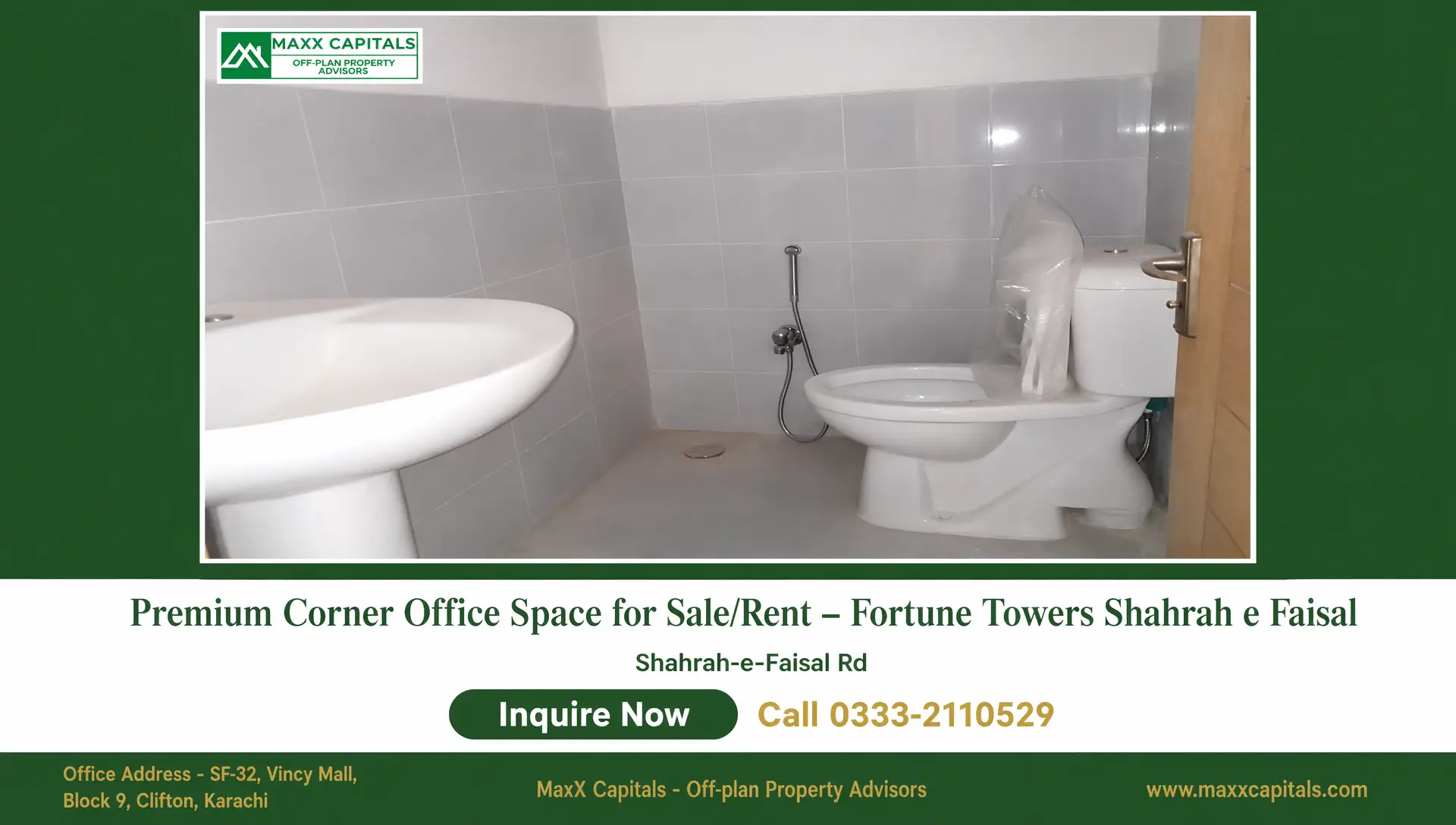Premium Corner Office Space for SaleRent – Fortune Towers Shahrah e Faisal (6) Premium Corner Office Space for Sale/Rent – Fortune Towers Shahrah e Faisal