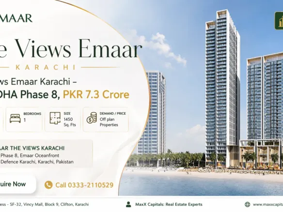 The Views Emaar Karachi – 1-Bed Dha Phase 8, Pkr 7.3 Crore
