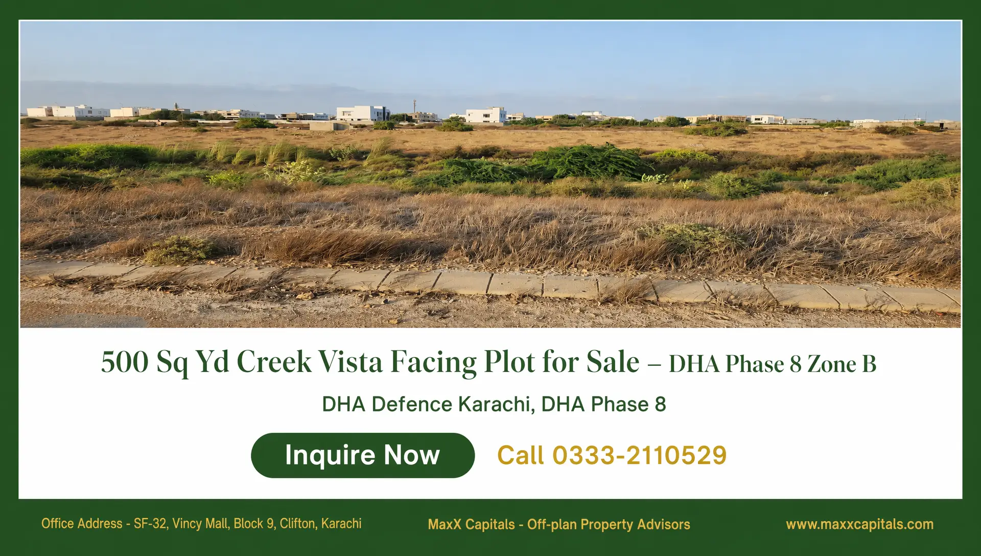500 Sq Yd D-Cutting Plot For Sale DHA Phase 8 Zone B (3) 500 Sq Yd D-Cutting Plot For Sale DHA Phase 8 Zone B