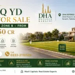 Maxx Capitals 500 Sq Yd Plot For Sale In Dha Phase 8 Zone B Karachi With Landscaped Street View