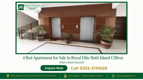 4 Bed Apartment for Sale in Royal Elite Bath Island Clifton
