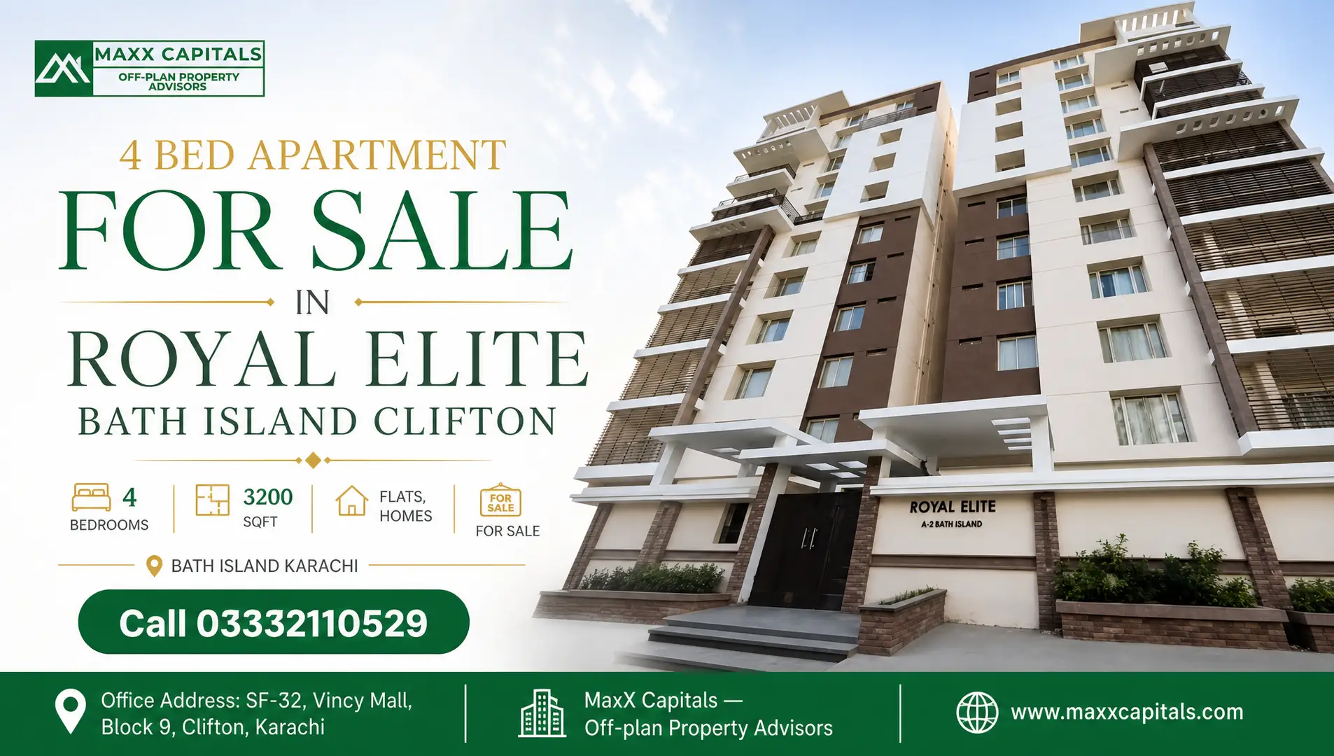 4 Bed Apartment for Sale in Royal Elite Bath Island Clifton — Feature 4 Bed Apartment for Sale in Royal Elite Bath Island Clifton