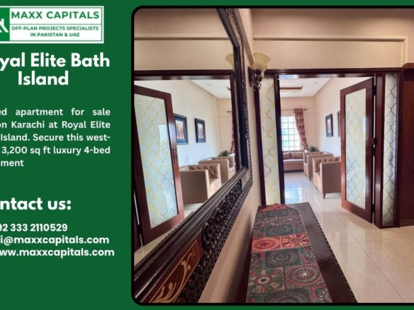 MaxX Capitals hallway view in Royal Elite Bath Island Clifton 4 bed apartment for sale
