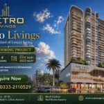 Metro Livings Clifton Tower Rendering By Maxx Capitals, New Apartment Project In Karachi