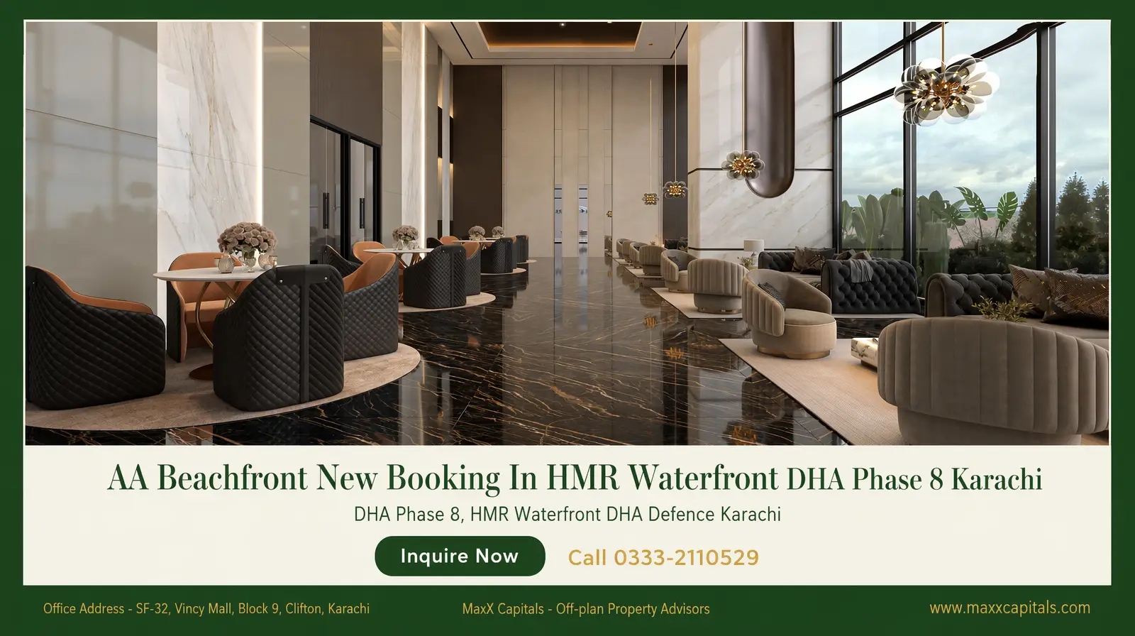 AA Beachfront 3 Bed Apartment for Sale in Dha Phase 8 Karachi (11)