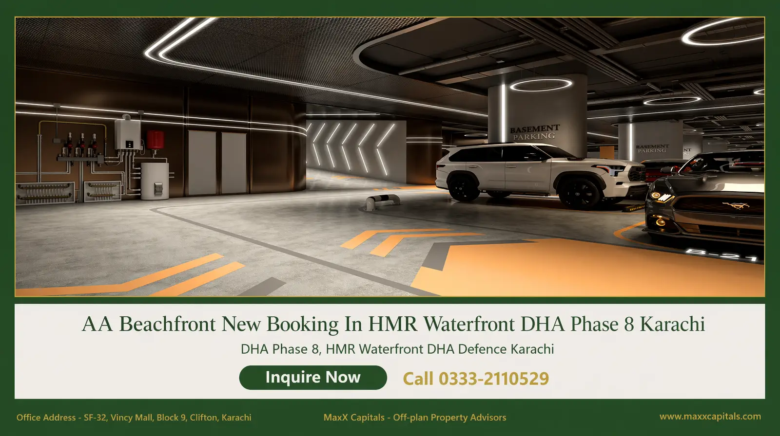 AA Beachfront 3 Bed Apartment for Sale in Dha Phase 8 Karachi (13)
