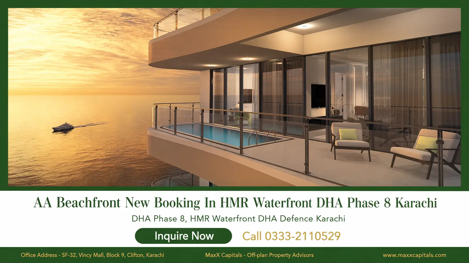 2 Bed Apartment Booking in AA Beachfront DHA Phase 8 Karachi – Pre-Launch Offer (11) 2 Bed Apartment Booking in AA Beachfront DHA Karachi – Pre-Launch Offer