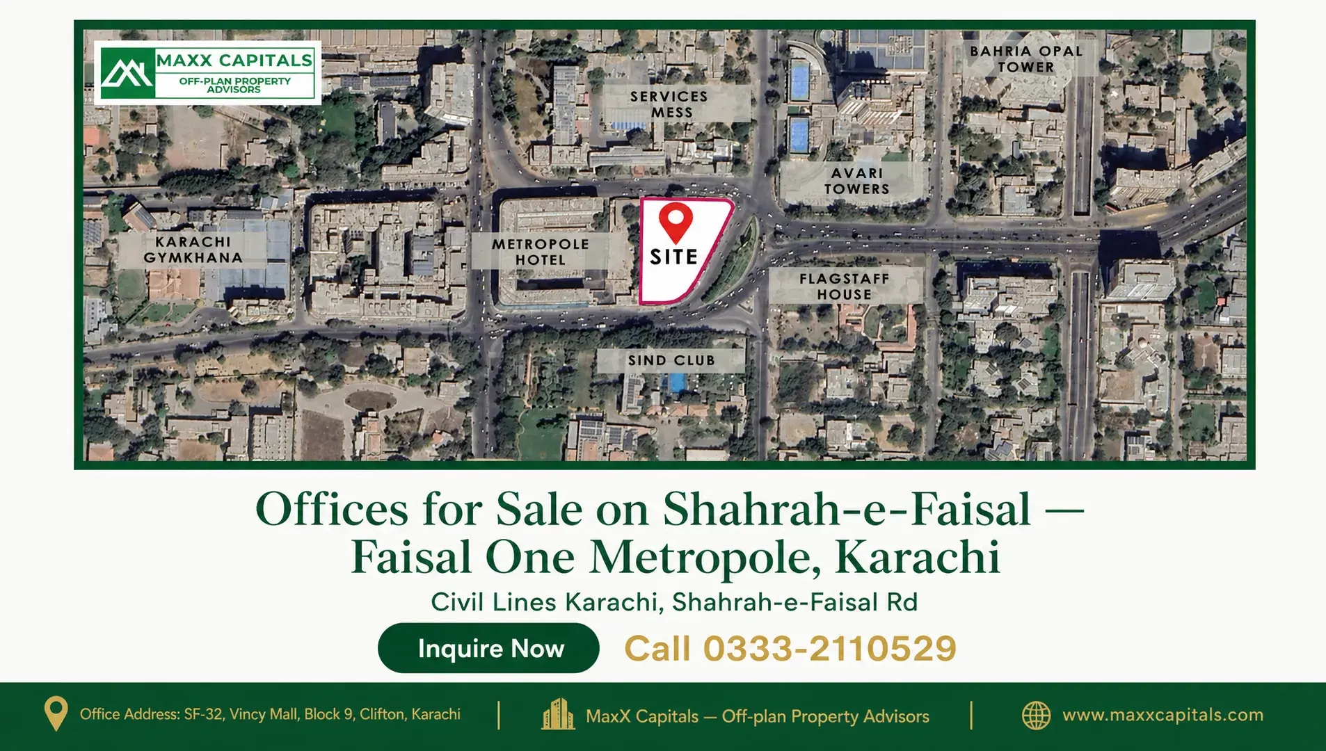 Offices for Sale on Shahrah-e-Faisal — Faisal One Metropole, Karachi — Gallery 1 Offices for Sale on Shahrah-e-Faisal — Faisal One Metropole, Karachi