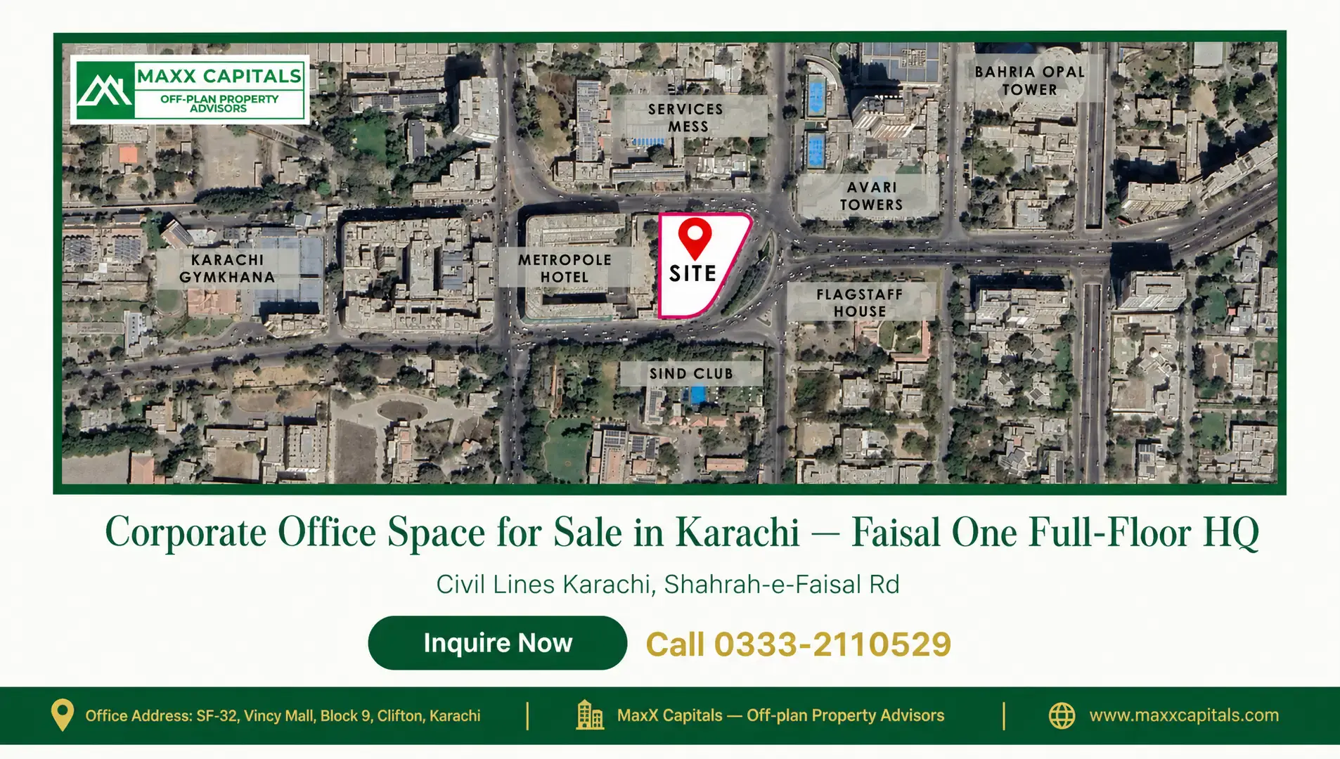 Corporate Office Space for Sale in Karachi — Faisal One Full-Floor HQ — Gallery 2 Corporate Office Space for Sale in Karachi — Faisal One Full-Floor HQ