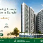 Modern Architectural Rendering Of Luxury 3 Bed Drawing Lounge Flats For Sale In Karachi.