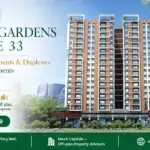 Modern High-Rise Building With Balconies, Part Of The Ocean Gardens Scheme 33 Development.