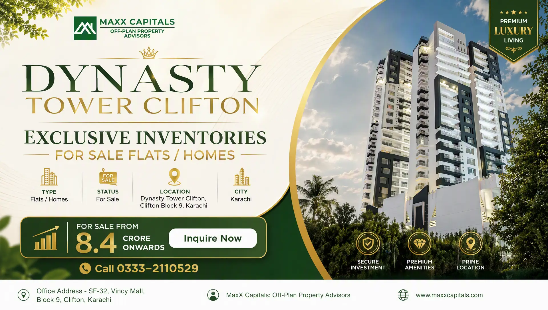 Dynasty Tower Clifton location image