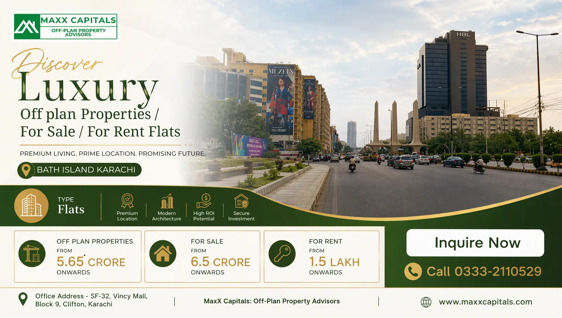 Bath island Karachi location image