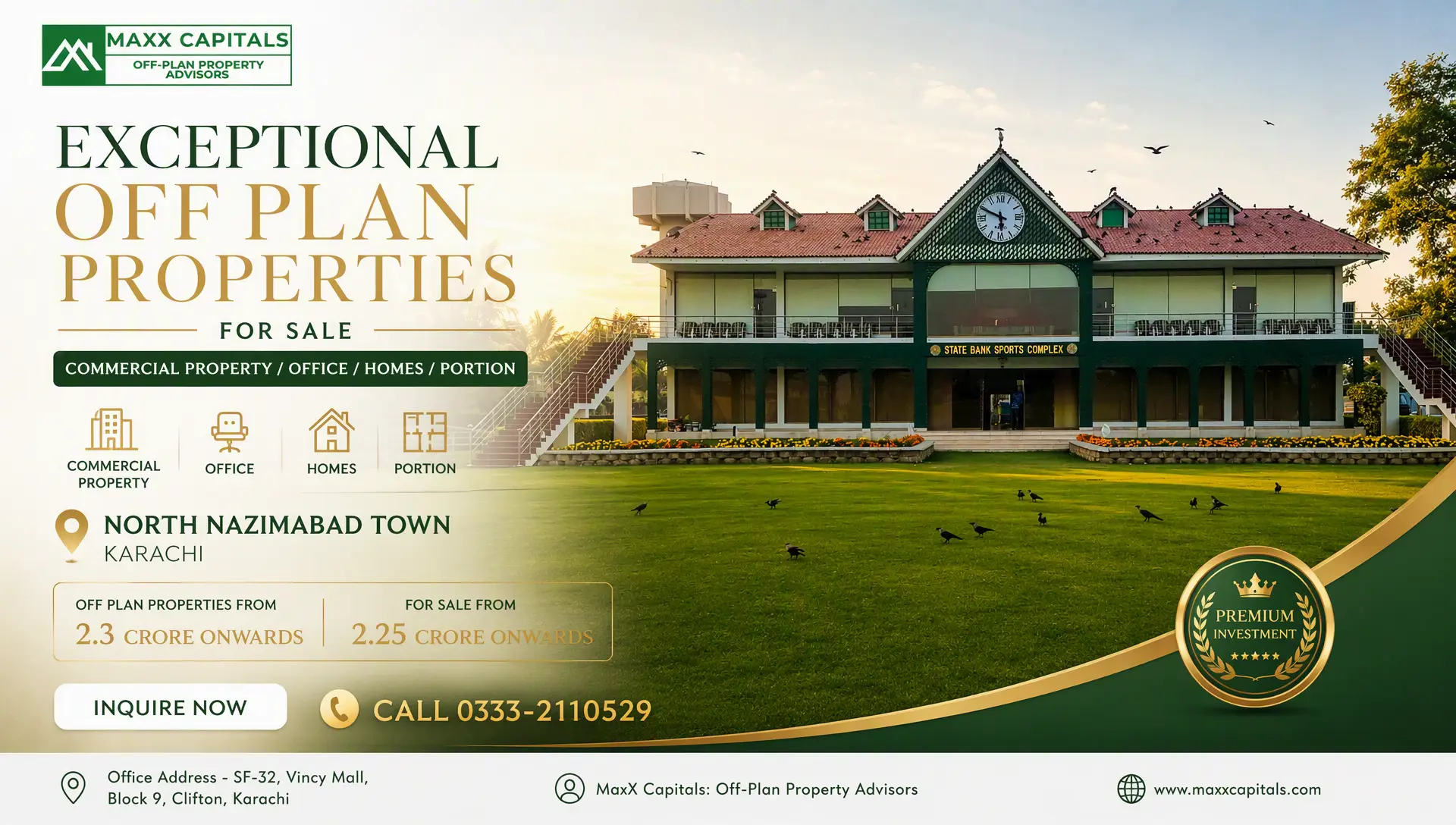 Areas We Serve – Maxx Capitals – Off-Plan Property Advisors 13 North Nazimabad Town