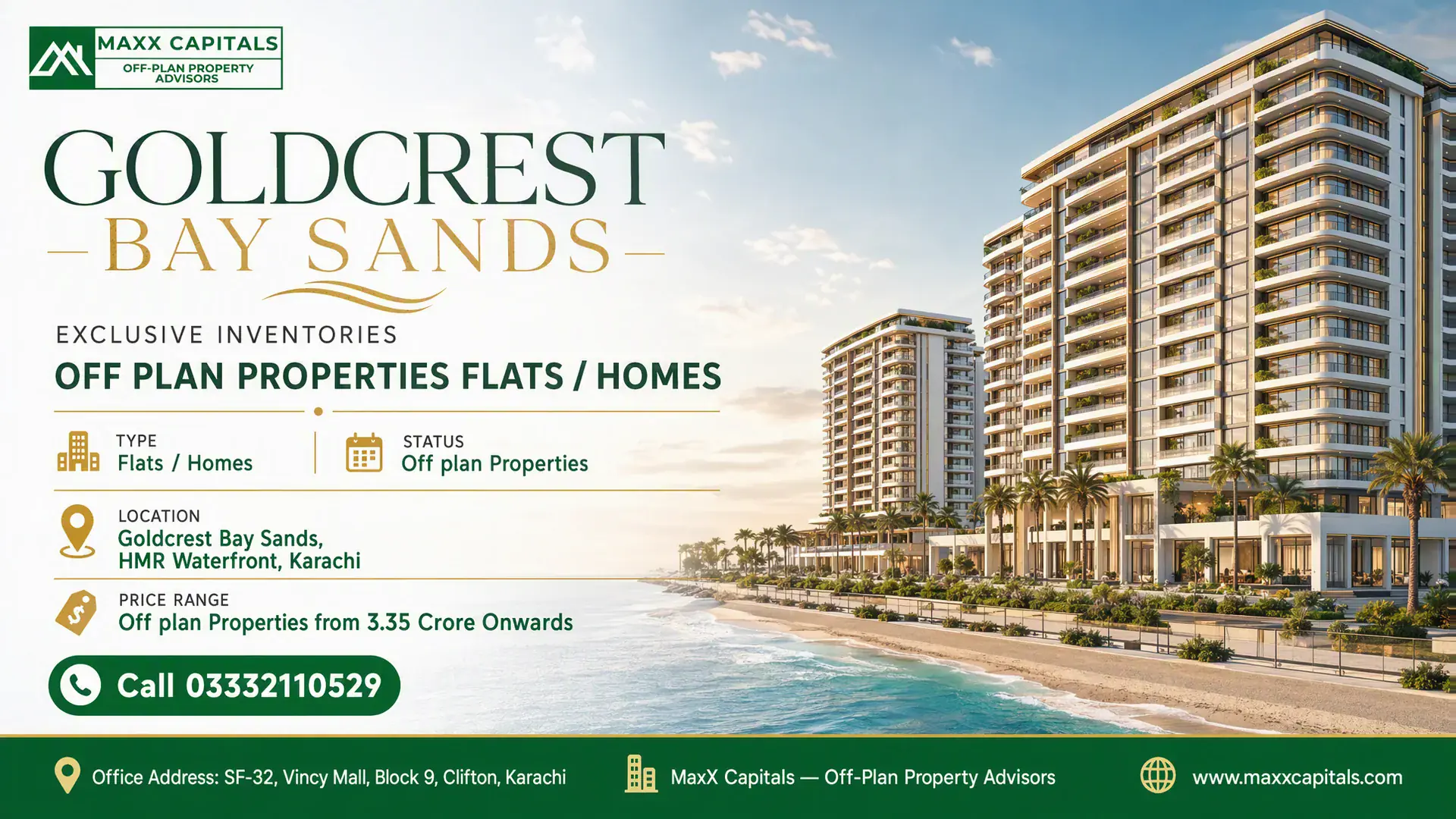 Goldcrest Bay Sands location image