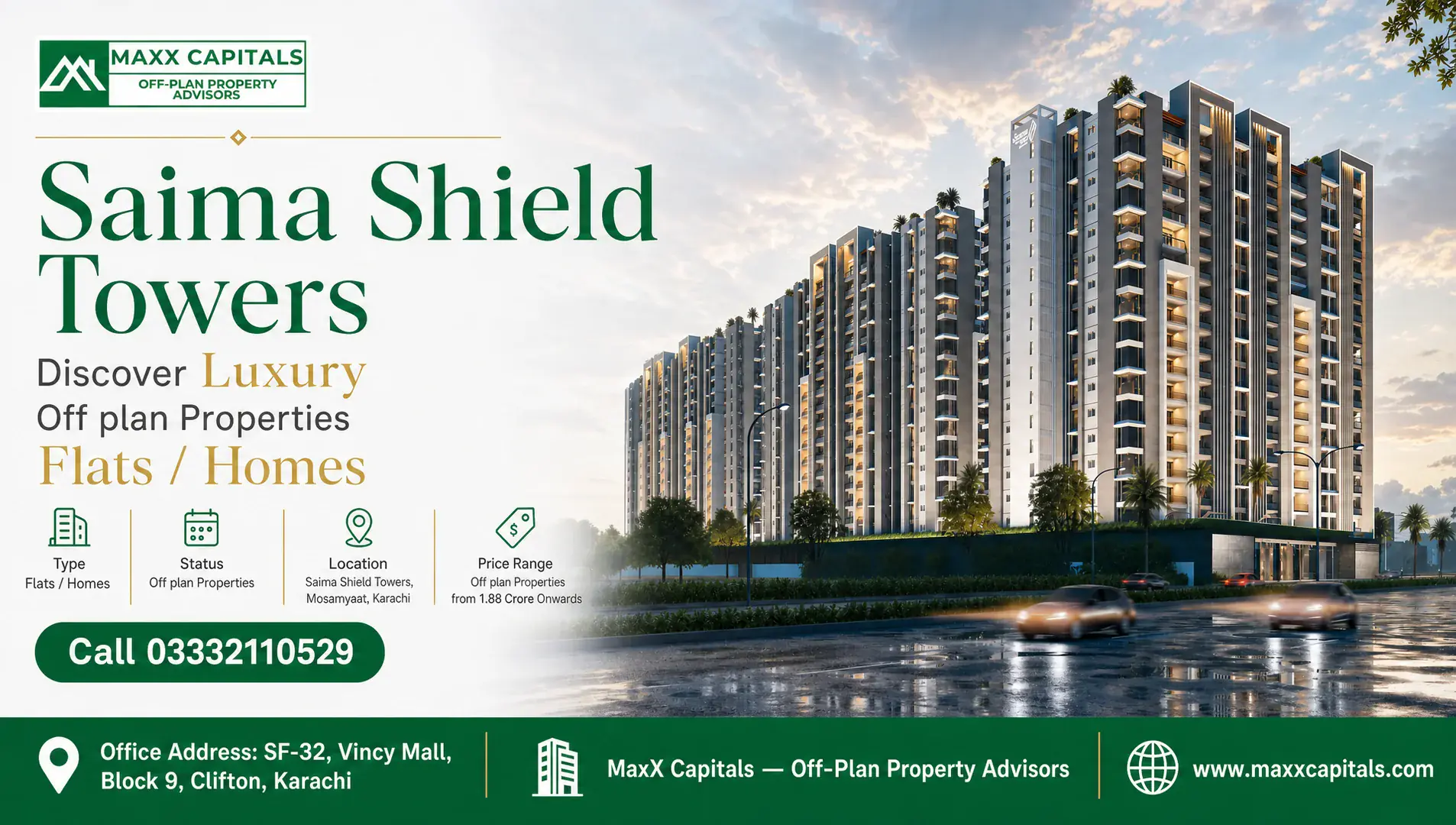 Saima Shield Towers location image